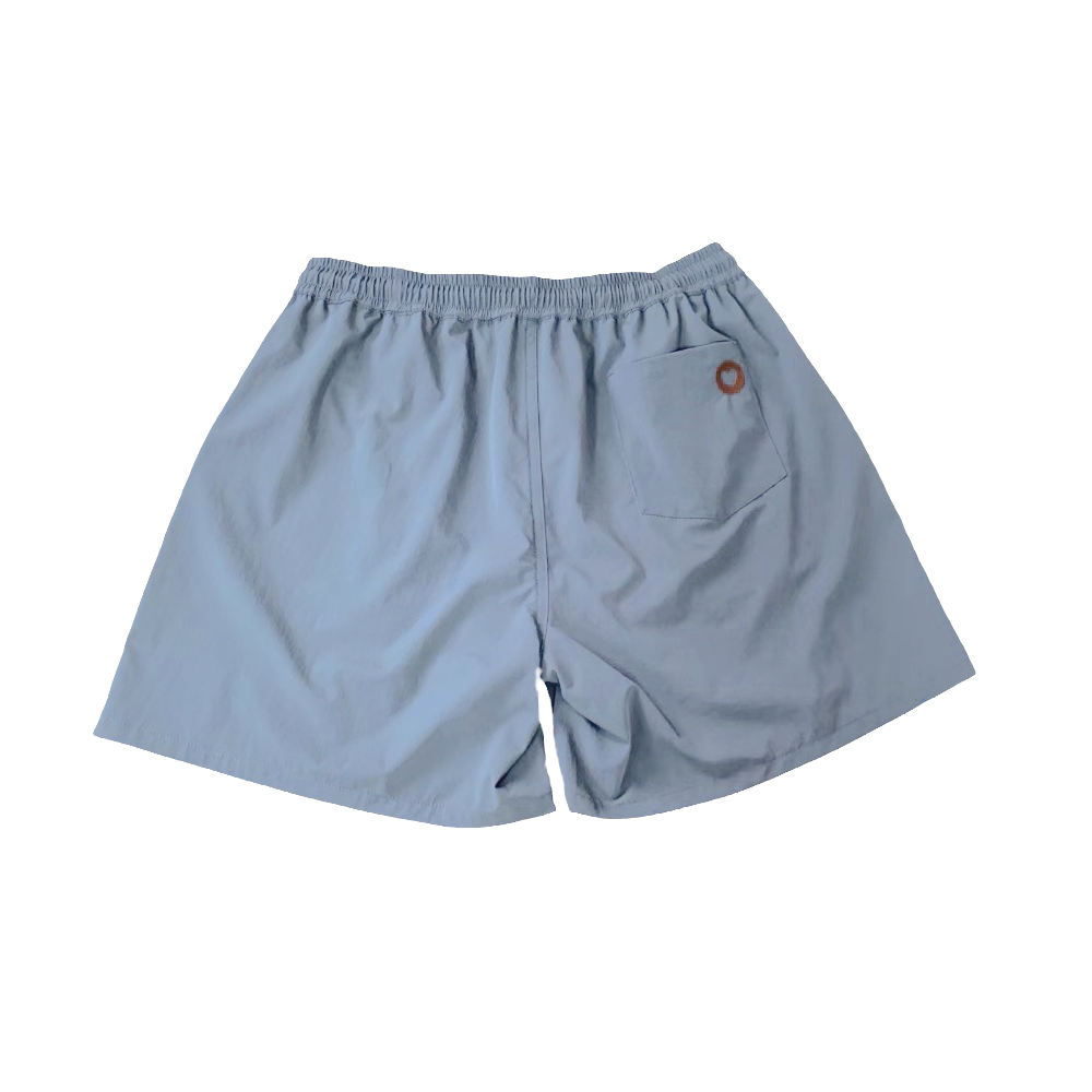 Love Is Good Shorts in Grey