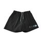 Love Is Good Shorts in Black